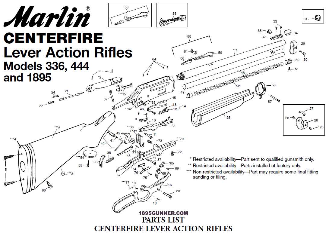 marlin 30 30 parts diagram