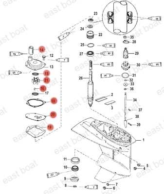 mercury 40 hp outboard parts diagram