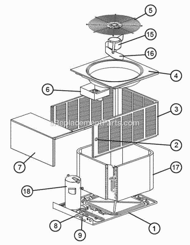 air handler parts diagram