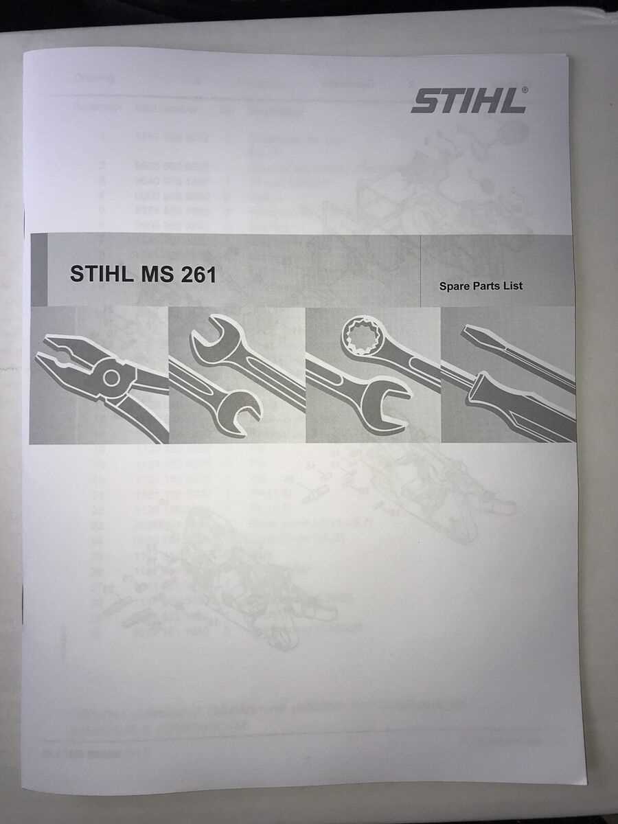 stihl ms 261 parts diagram