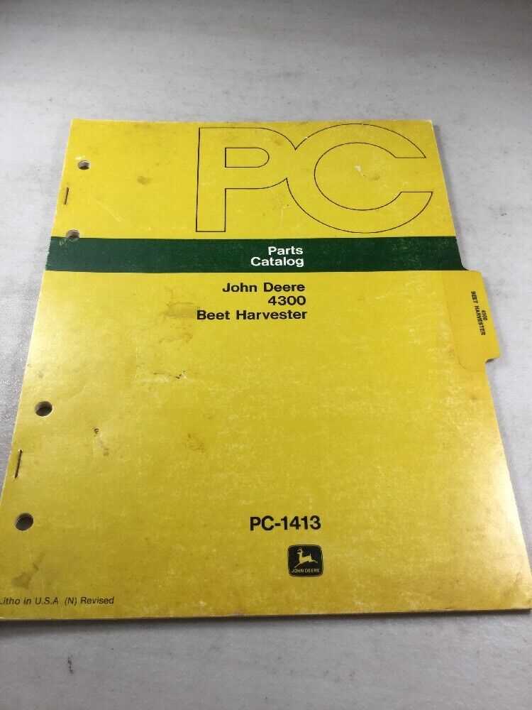 john deere 4300 parts diagrams