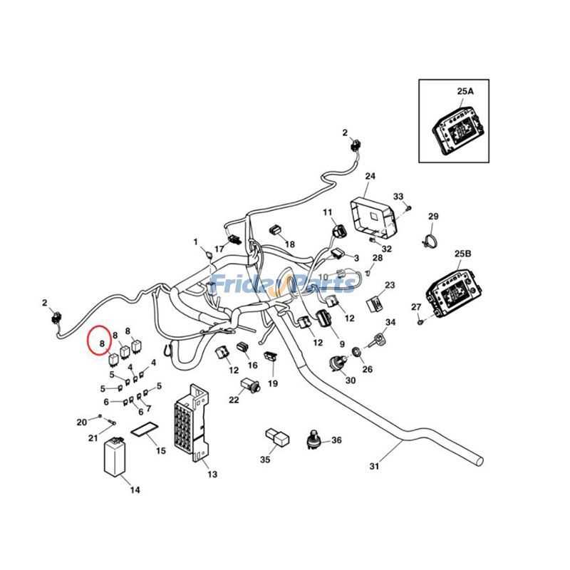 john deere gator 625i parts diagram