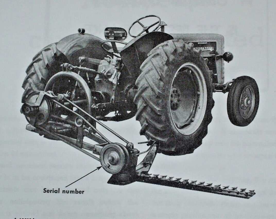 ih 100 sickle mower parts diagram