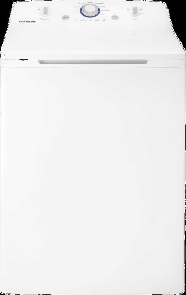 frigidaire top load washer parts diagram