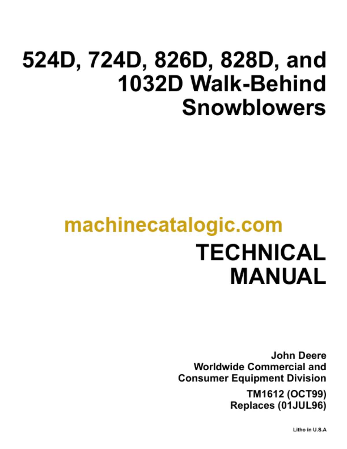 john deere 828d snowblower parts diagram