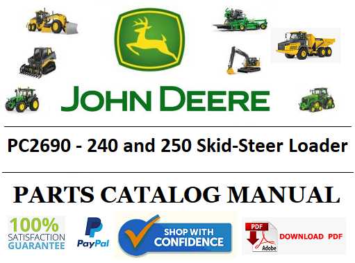 john deere 240 skid steer parts diagram