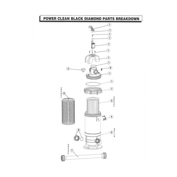 intex sand filter parts diagram