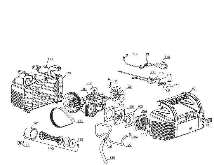 bostitch air compressor parts diagram