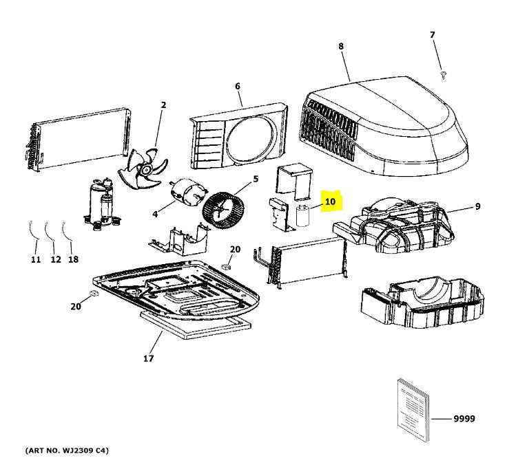 dometic rv air conditioner parts diagram