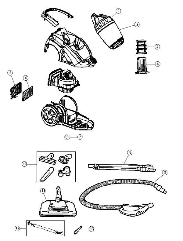 dirt devil vacuum parts diagram