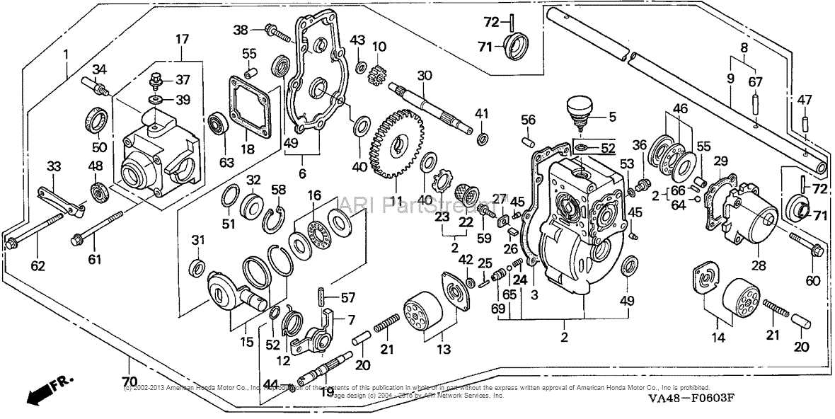 honda hrt216 parts diagram