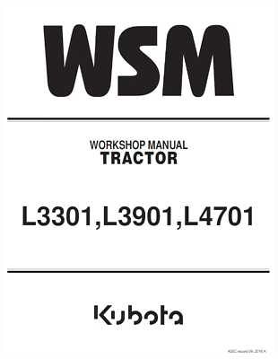 kubota l3901 parts diagram