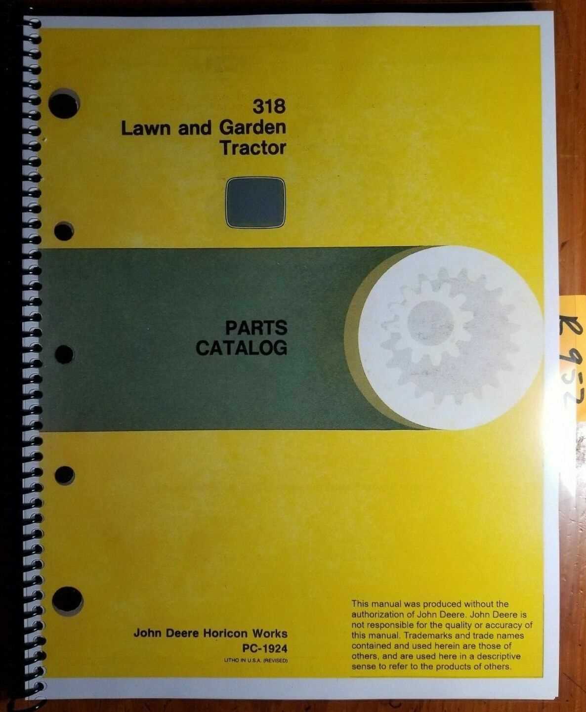 jd 318 parts diagram