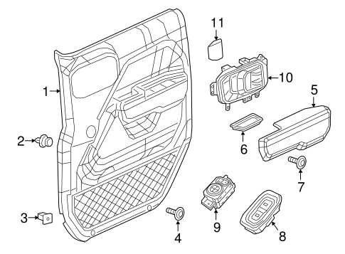 jeep wrangler door parts diagram