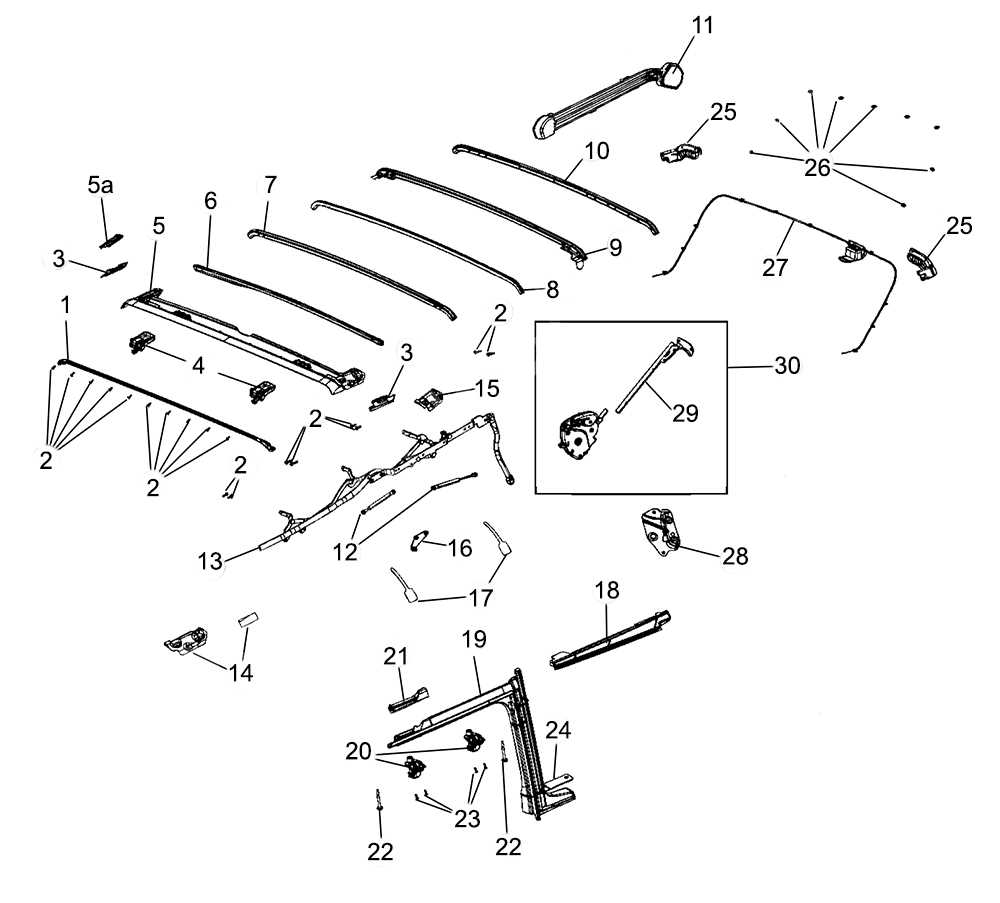 jeep wrangler soft top parts diagram