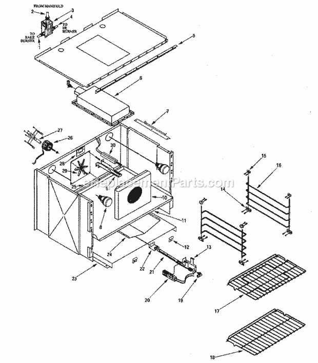 jenn air oven parts diagram