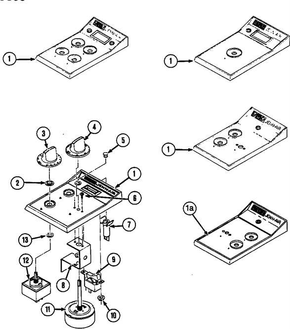 jenn air oven parts diagram