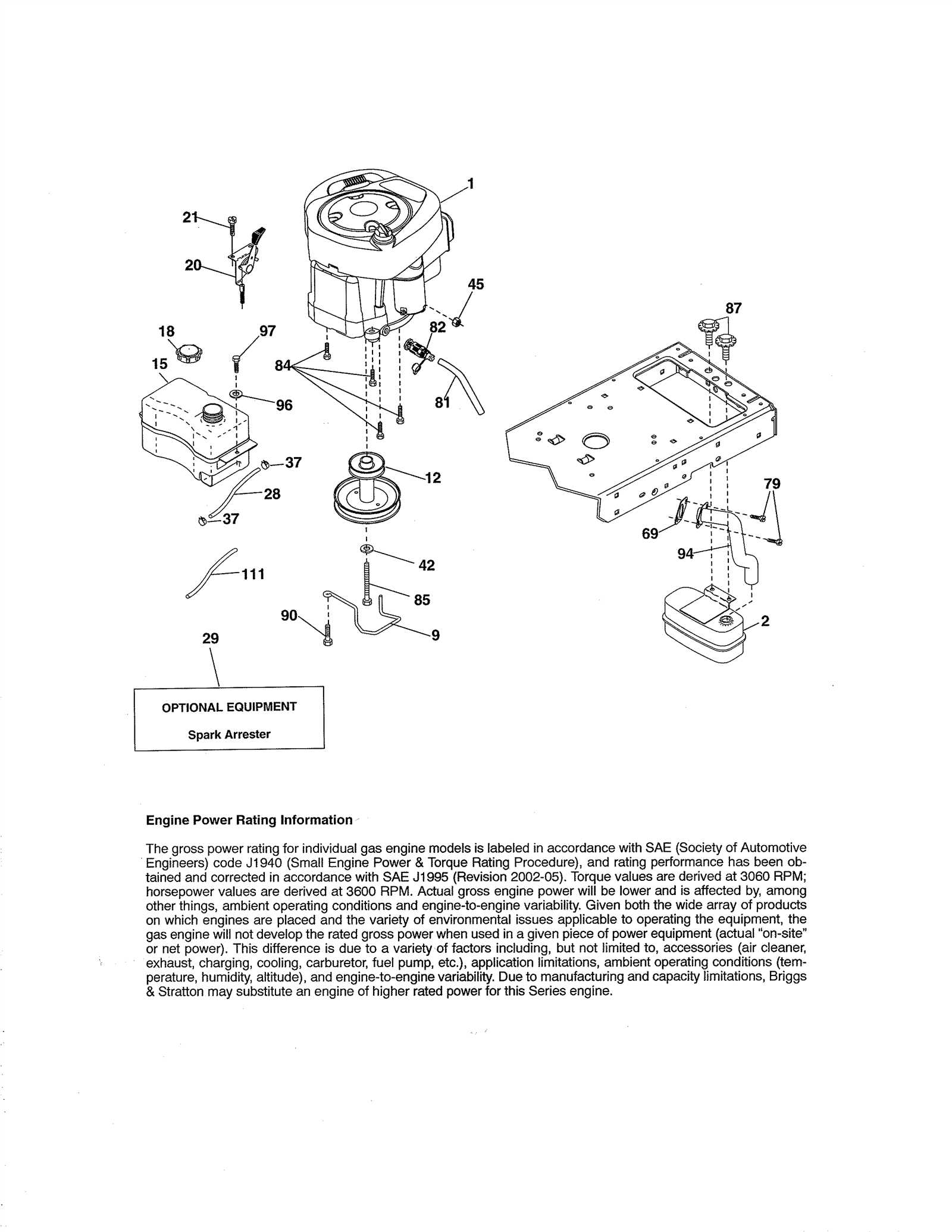 craftsman tiller   model 917 parts diagram