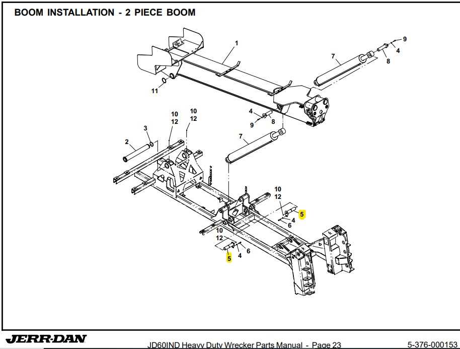 jerr dan wheel lift parts diagram