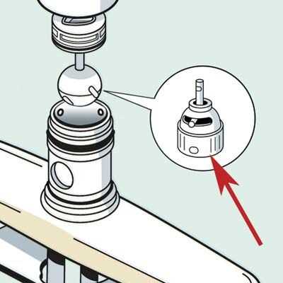 diagram of kitchen faucet parts