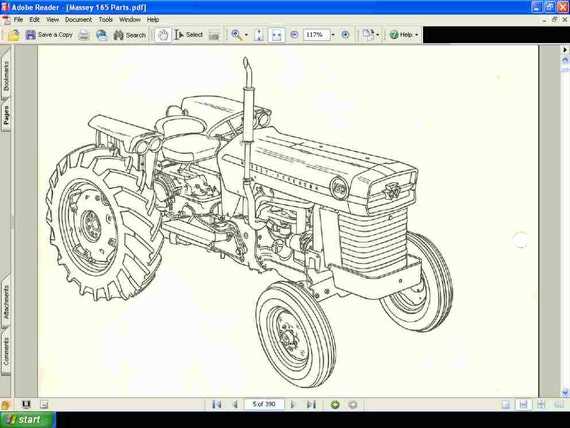 long tractor parts diagram