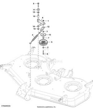 john deere 1025r 60 mower deck parts diagram