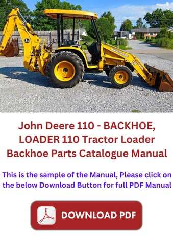 john deere 110 parts diagram