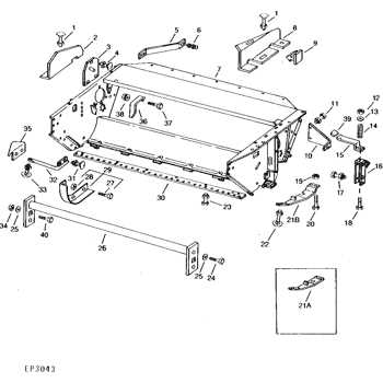 john deere 1219 parts diagram