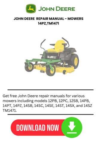 john deere 14pz parts diagram