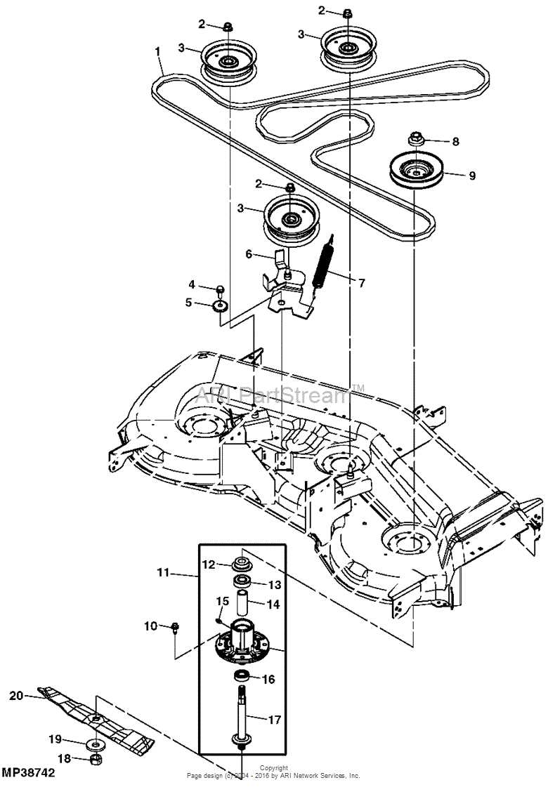 john deere 175 hydro parts diagram