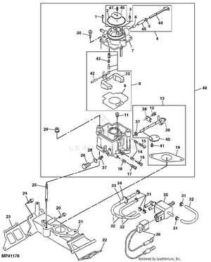 john deere 425 parts diagram