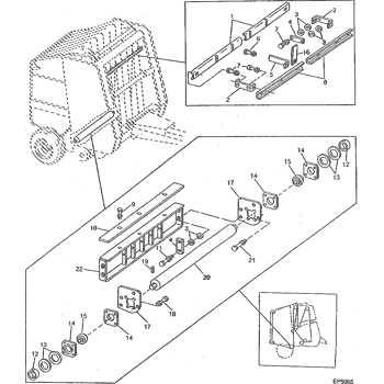 john deere 430 baler parts diagram