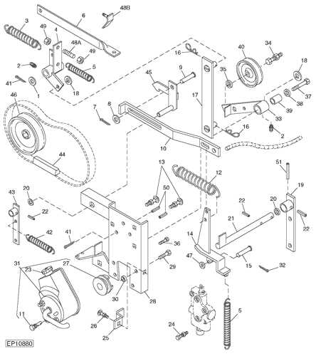 john deere 435 baler parts diagram