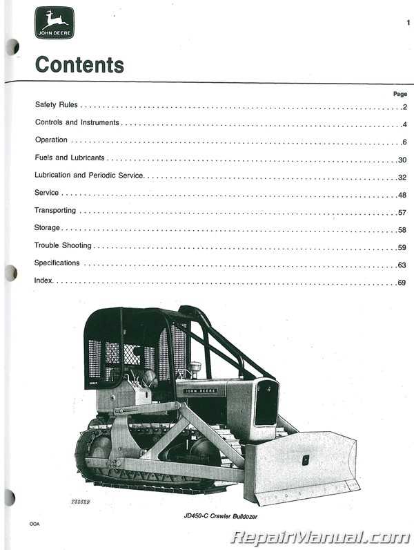 john deere 450c parts diagram