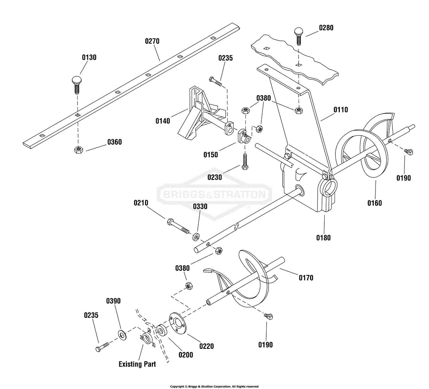 john deere 47 snowblower parts diagram