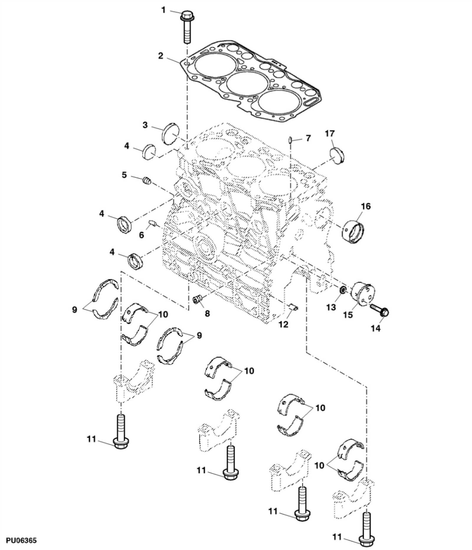 john deere 54d mower deck parts diagram