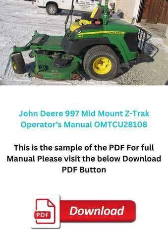 john deere 997 parts diagram