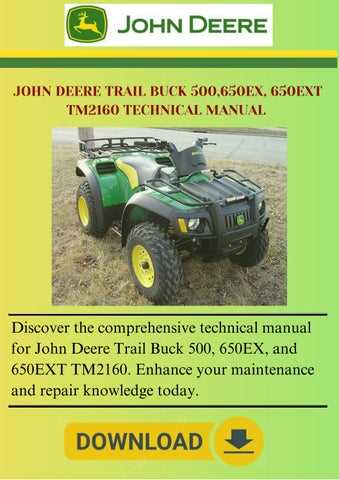 john deere buck 500 parts diagram