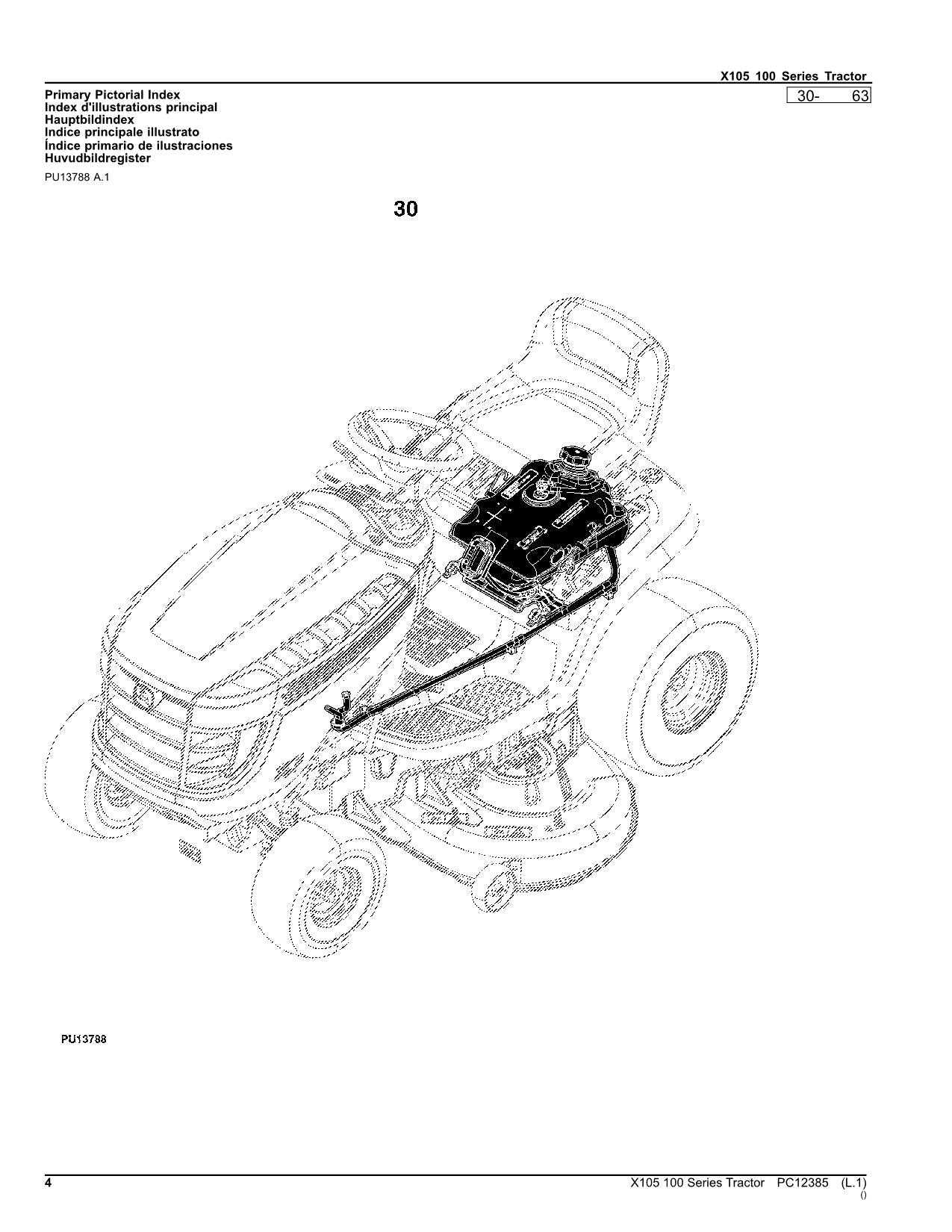 john deere e110 parts diagram