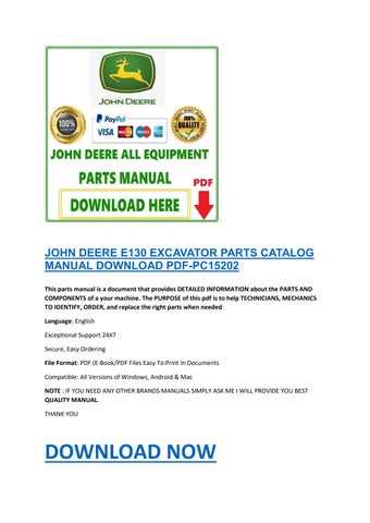 john deere e130 parts diagram