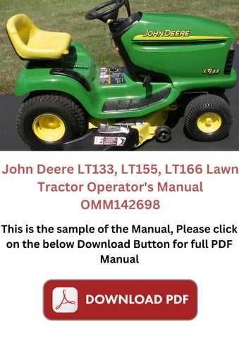 john deere lt166 parts diagram