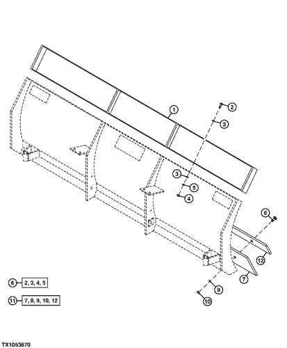 john deere snow plow parts diagram