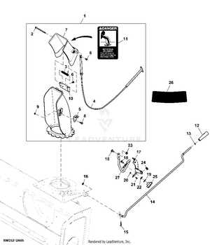 john deere x300 42 inch mower deck parts diagram