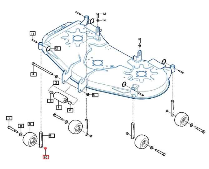 john deere x530 54 mower deck parts diagram