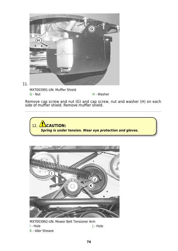 john deere z425 deck parts diagram