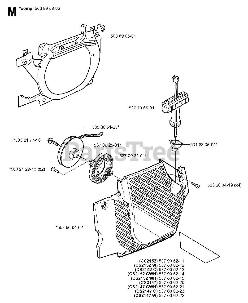 jonsered chainsaw parts diagram