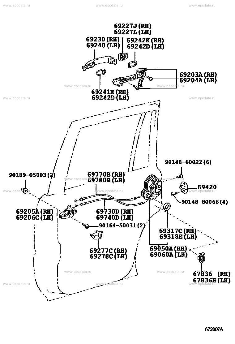 toyota 4runner body parts diagram