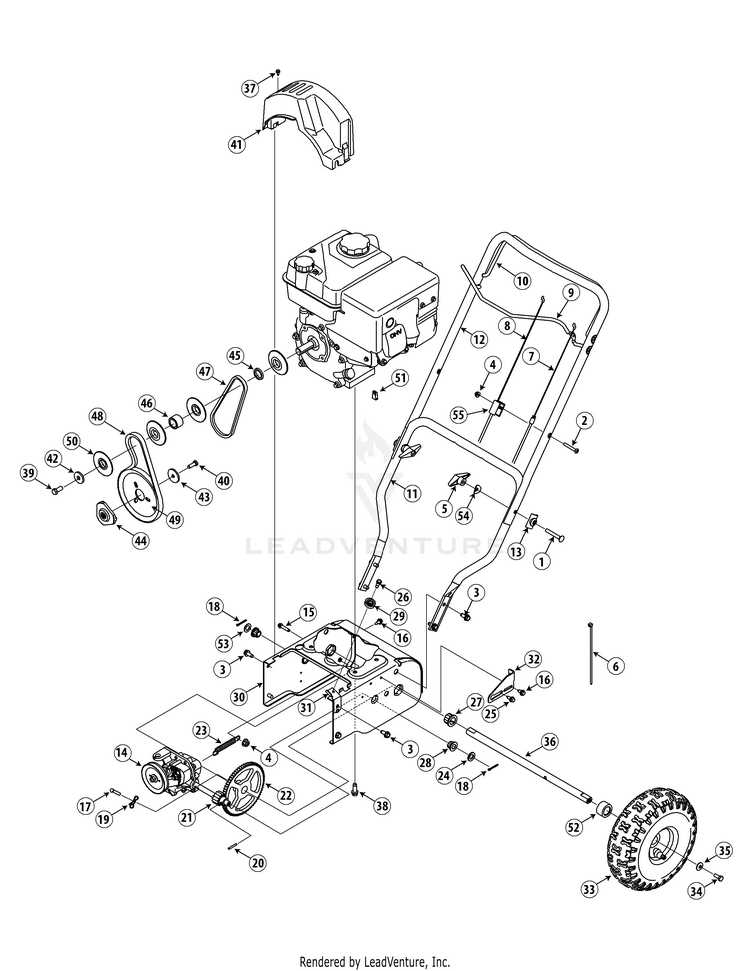 craftsman snow blower parts diagram