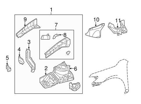 toyota camry body parts diagram