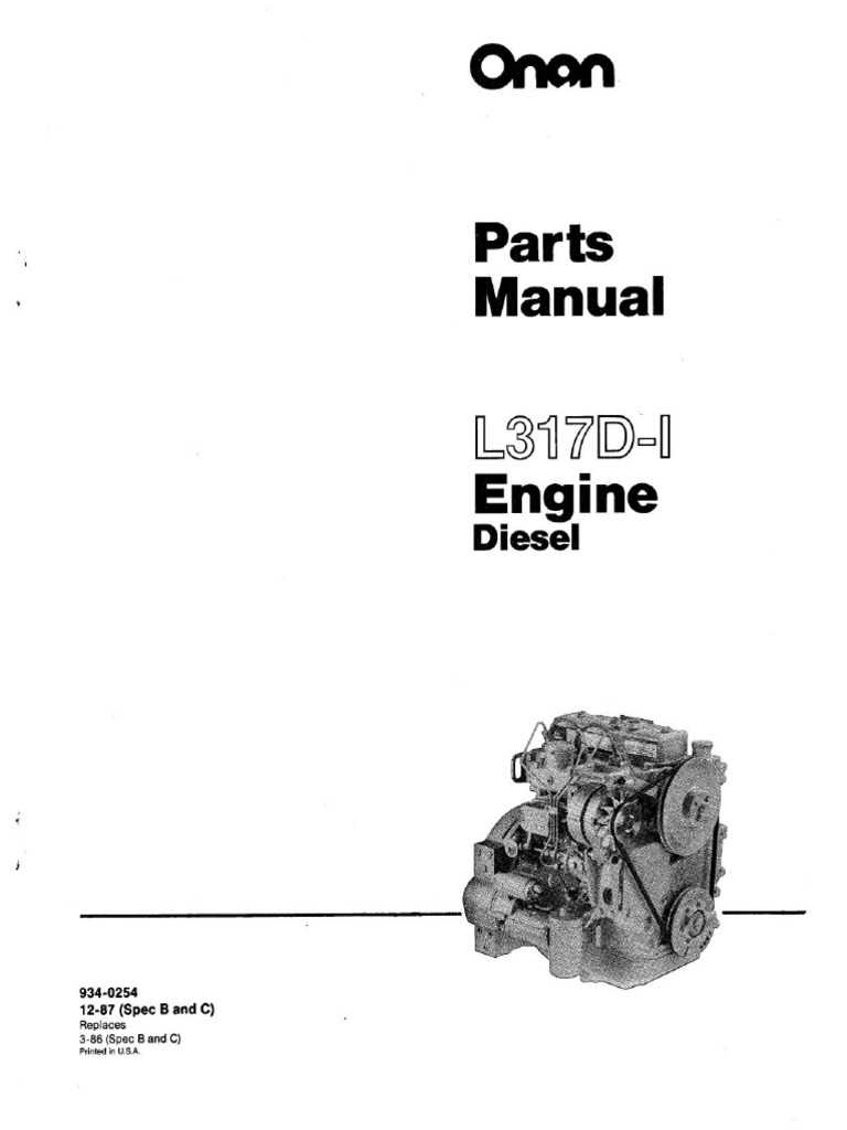 diesel engine parts diagram